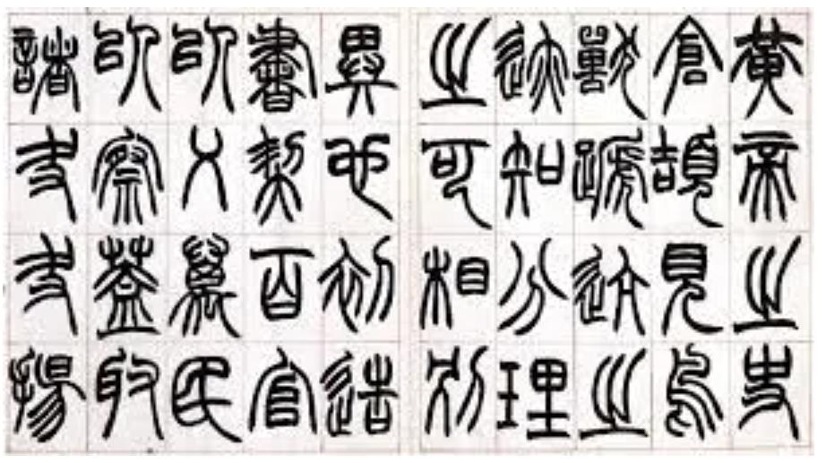 Các kiểu font Cổ - Chữ Triện