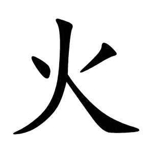 Bộ hỏa 火(灬) huǒ 1